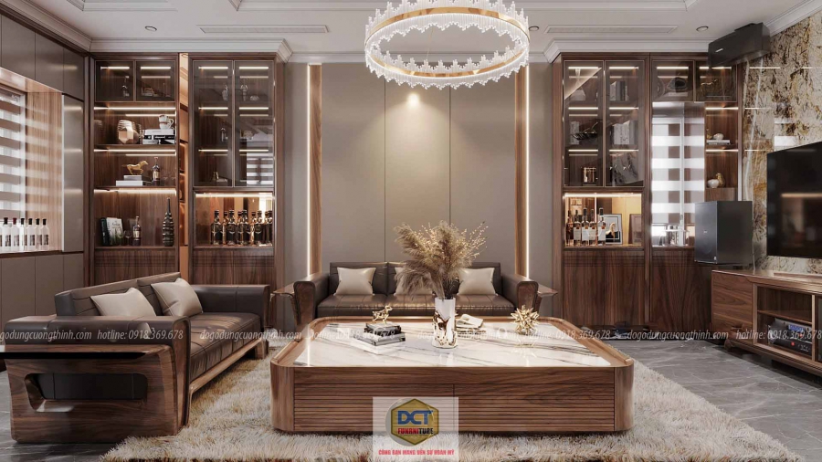 nội thất gỗ óc chó cao cấp